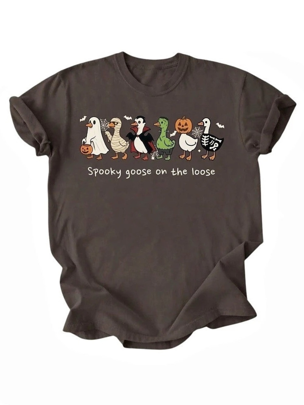 Opossum Pumpkin Moon Halloween Spooky Graphic Gildan T-Shirt